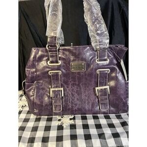 NWT TOTE/LAPTOP PURPLE KENNETH‎ COLE REACTION BAG MSRP $109 (2256)